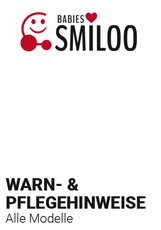 Smiloo Warn- und Pflegehinweise